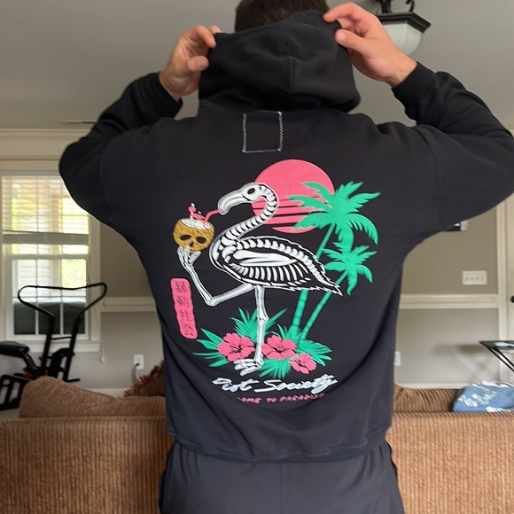 Riot society: welcome to paradise hoodie - Picture 4 of 4
